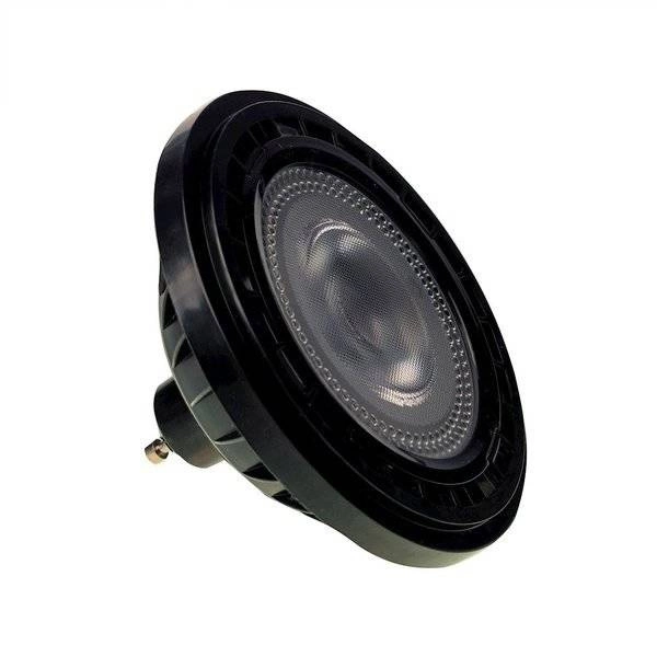 Czarna żarówka LED AR111/ ES111 GU10 - 12W neutralna 4000K