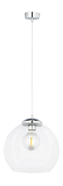 Nowoczesna Lampa wisząca ASTI wys. 80cm 1xE27 15W IP20 | Chrom