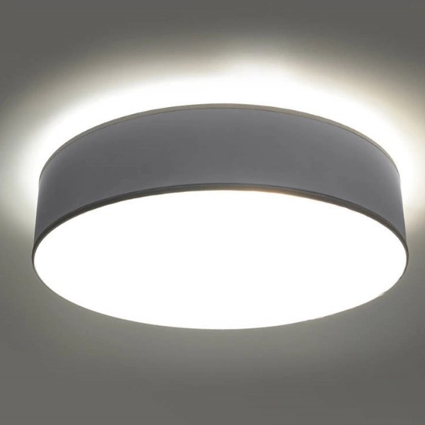 Plafon ARENA PVC Stal szary 15W LED, SL.0128