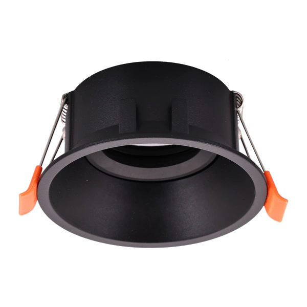 Oczko sufitowe podtynkowe okrągłe ruchome 83mm | czarny