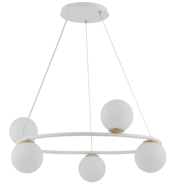 Lampa sufitowa GAMA KOŁO 5 biały