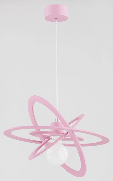 Lampa wisząca ALFA ORLANDO RÓŻOWA 1xE27 34cm | 62139