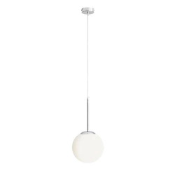 Aldex Lampa wisząca BOSSO MINI 1087XS4, 20 cm, chromowa, 1x60W E27