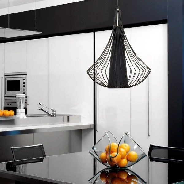 Lampa wisząca KAREN black śr:40cm 4607