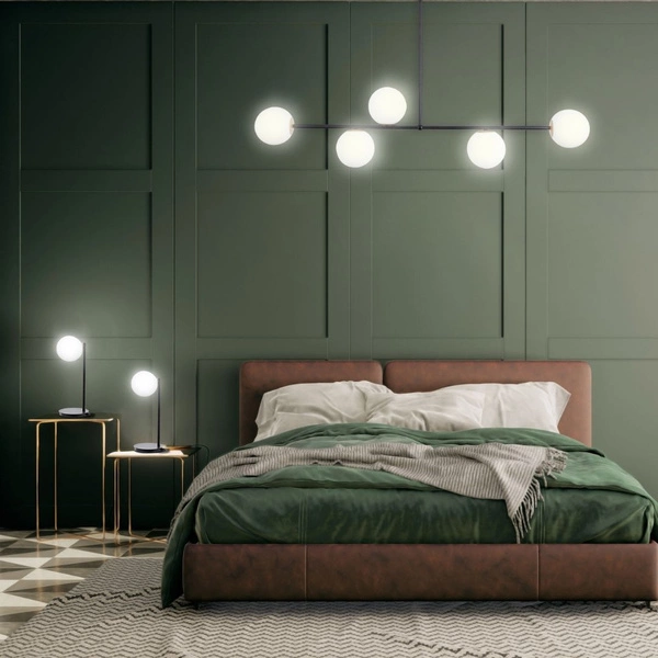 Lampa biurkowa stołowa nocna GAMA LAMPKA czarny 50201