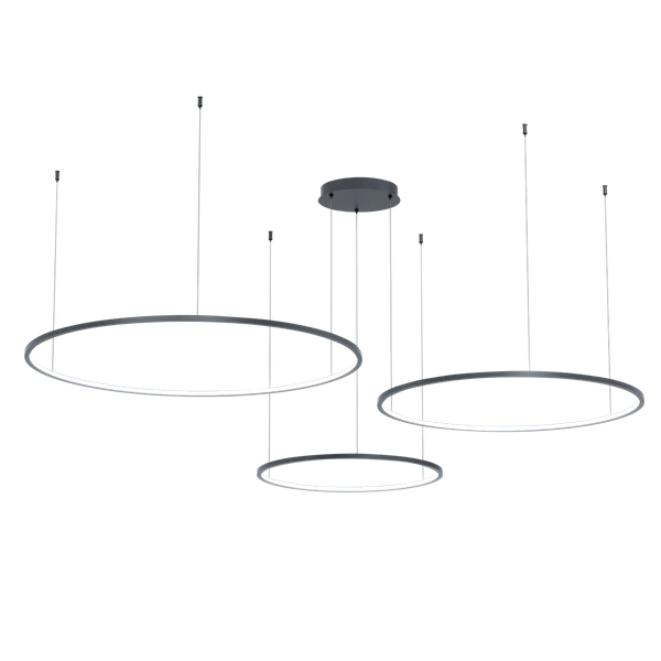 Lampa wisząca Saturno Black 100W LED