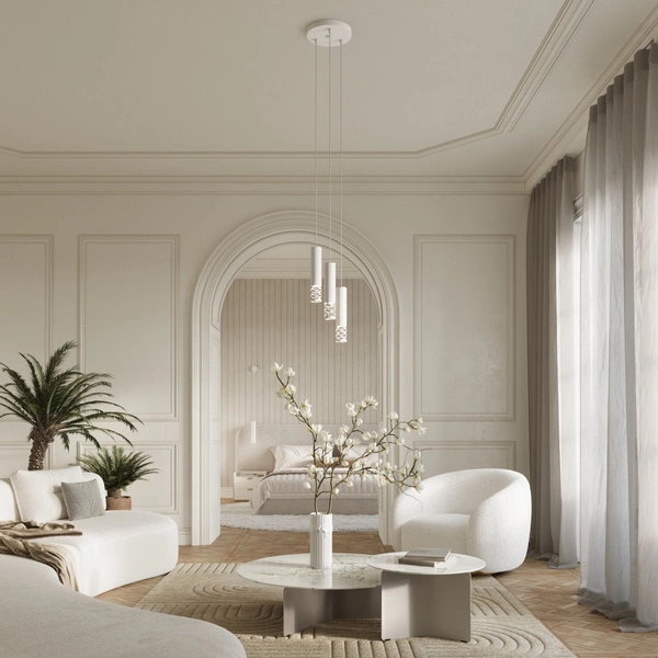 Lampa wisząca LIRO 3L biały