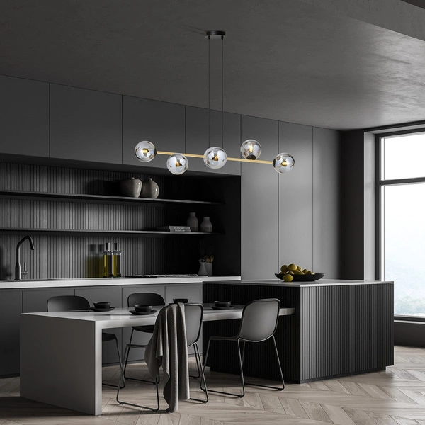 Lampa wisząca Emibig GRAVITY 6 BL GRAFIT 1237/6