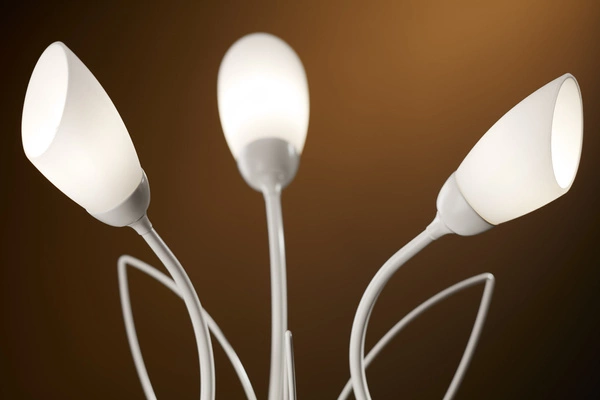 Klasyczna Lampa biurkowa GLORIOSA wys. 46cm 3xG9 14W IP20 | piaskowo-szary