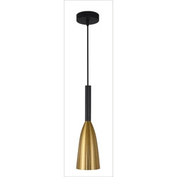 Lampa wisząca SOLIN, czarny/złoty, 1x60W E27