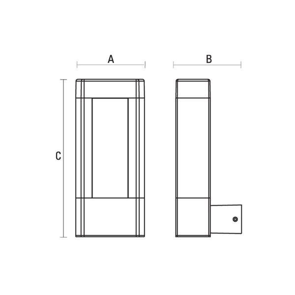 TORRE LED 230V 10W IP54 WW NAŚCIENNA &