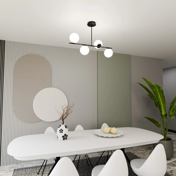 Lampa sufitowa Emibig BIOR 4 Czarny 1020/4