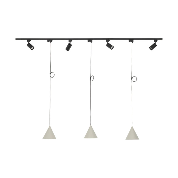 Zestaw szyno przewód 1faza TRACER SET CONO BEIGE 142 10602