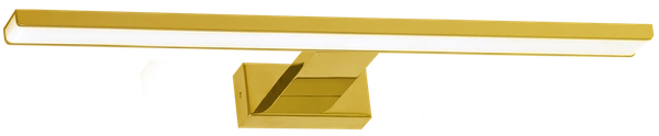 Kinkiet do łazienki lustro SHINE GOLD LED 13,8W 60cm | złoty