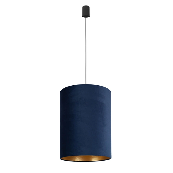 Lampa wisząca BARREL śr. 35cm E27 | granatowy 8446