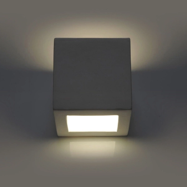 Kinkiet ceramiczny LEO SL.0005 biały (może być malowany) 1xE27