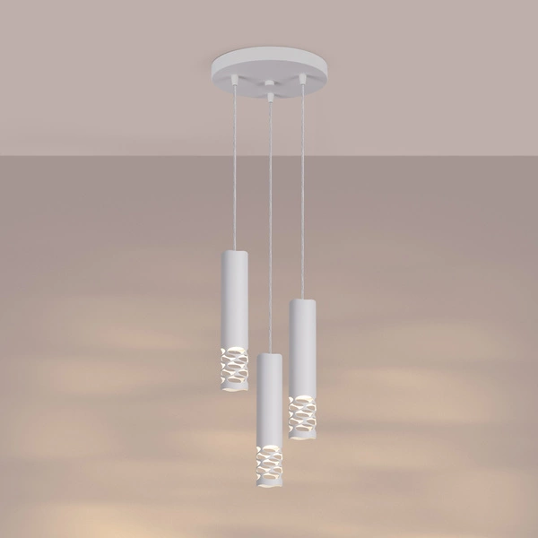 Lampa wisząca LIRO 3P biały