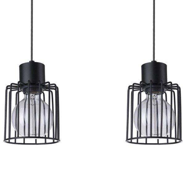 Lampa wisząca listwa II LUTO KWADRAT czarna