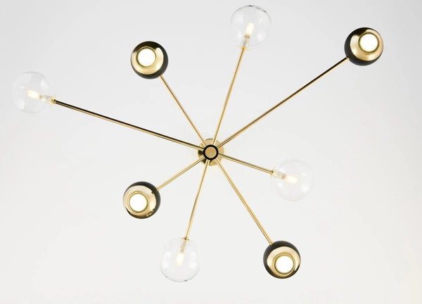 Nowoczesny Żyrandol MOKA wys. 47-69cm 4xG9 4xGU10
14W IP20 | Złoty