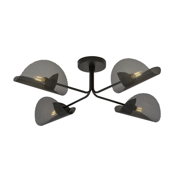 Lampa sufitowa Emibig GOMEZ 4 Czarny oprawa oświetleniowa 1171/4