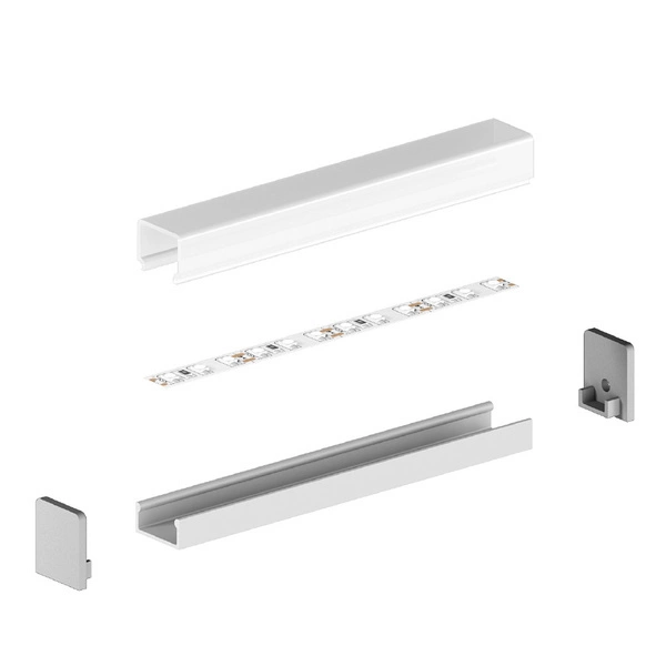 Profil LED P4-1 200cm szer. 15mm | do osłonek C1/C4/C11/C13 | czarny