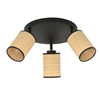 Lampa sufitowa Emibig YOGA 3 PREMIUM Czarny 1151/3PREM
