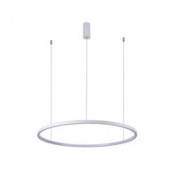 Lampa wisząca Italux Vinola 60cm 38W LED barwa zmienna | biały
