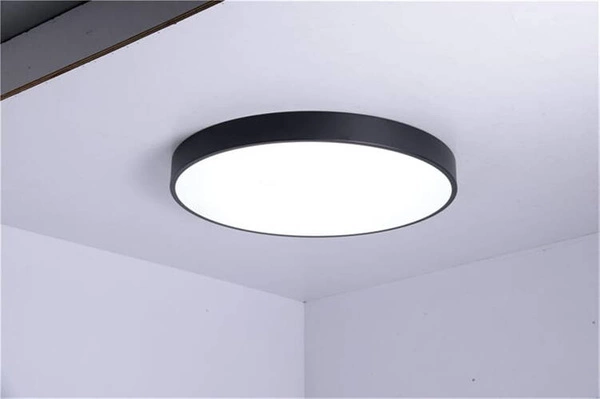 Plafon Łazienkowy LED 19W Okrągły Czarny 18cm Ściemnialny Abruzzo Uno