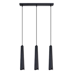 Lampa wisząca PRYSM 3L czarna