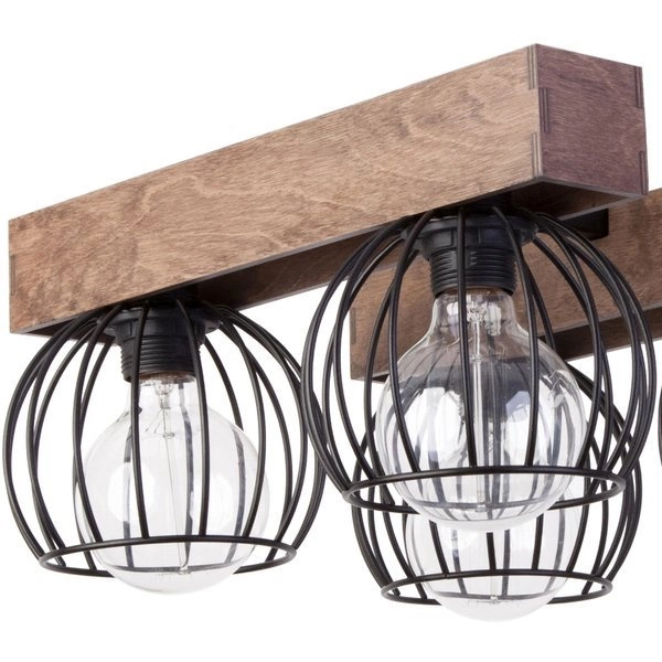 Lampa sufitowa MILAN 4 PLAFON brązowy 31575
