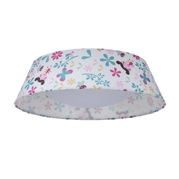 Lampa sufitowa dziecięca plafon GIRL 45 cm, 14-62994, kolorowy abażur, 16W LED, barwa zimna 6500K
