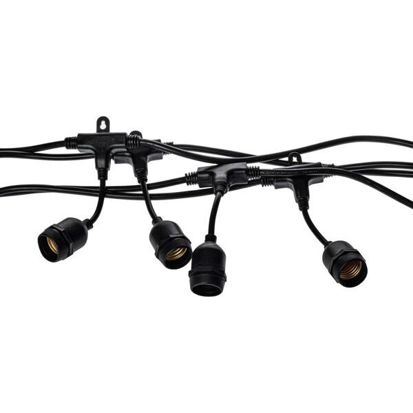 GIRLANDA 15 METRÓW Z ŻARÓWKĄ FILAMENTOWĄ 15x1,5W