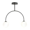 Lampa sufitowa Emibig ARCHI 2 BL OPAL 1288/2