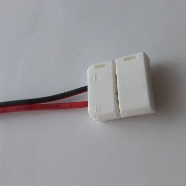 Złącze CLICK pojedyncze do taśmy 10mm + przewód