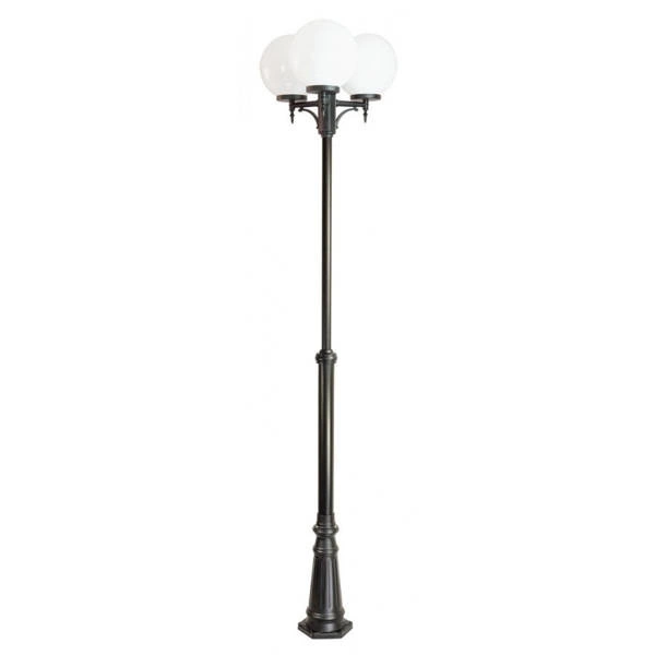 Lampa masztowa KULE CLASSIC OGMWN 3 300 latarnia 2-3metry IP43 | czarna