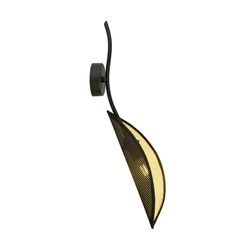 Kinkiet Emibig LOTUS K1 Czarny/GOLD 1106/K1