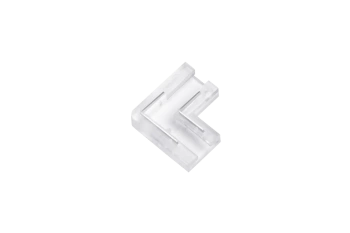 Złącze taśmy LED 8mm narożne transparentne 5.5A