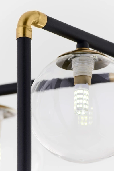 Nowoczesny Żyrandol IBRA wys. 82cm 5xG9 14W IP20 | Złoty