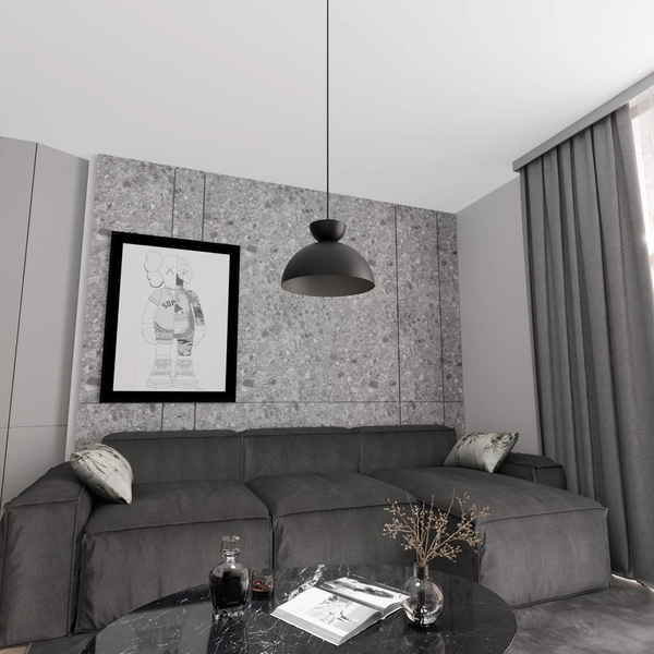 Lampa wisząca Emibig LUNARO 1S BL Czarny 1471/1S