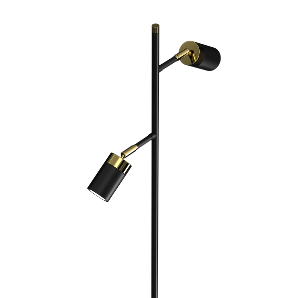 Lampa podłogowa JOKER BLACK/GOLD 1xGU10