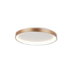 Plafon Italux Vico 58cm 48W LED barwa zmienna (CCT) | złoty