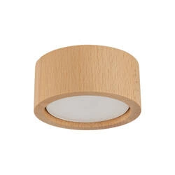 Spot sufitowy drewniany GX53 EVE WOOD BUK 10123