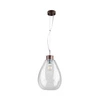 Piro Lampa Wisząca 1xE27 Max,60W Orzech/Transparentny/Transparentny 9822076