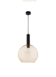 Nowoczesna Lampa wisząca LAF wys. 80cm 1xE27 15W IP20 | Czarny