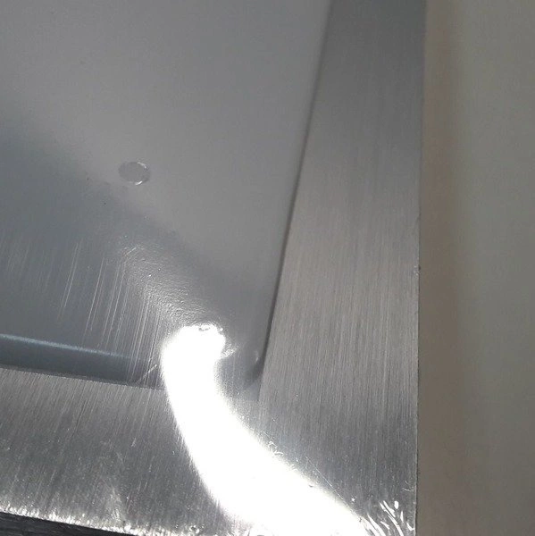 Plafon kwadrat SAMIRA S chrom 30cm 2xE27