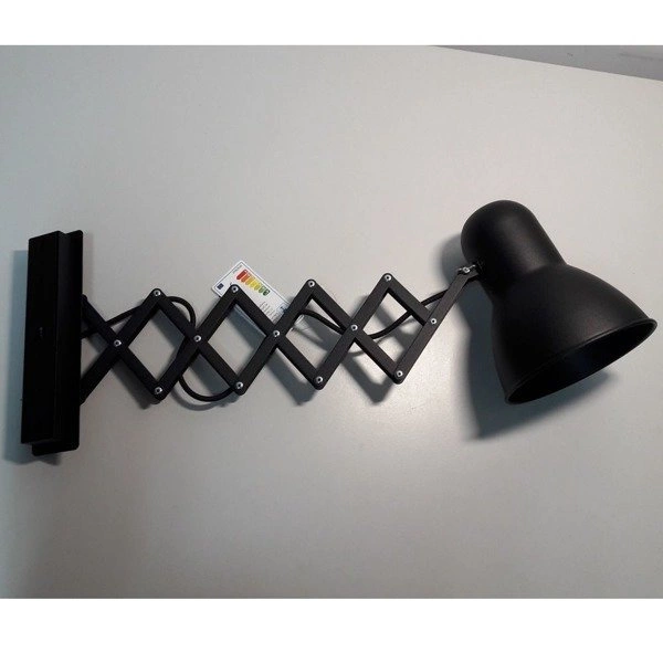 Kinkiet na wysięgniku HARMONY czarny z włącznikiem 9890