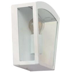 Kinkiet Ścienny zewnętrzny Biały IP44 Abruzzo Paolo E27 24cm