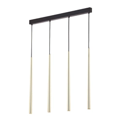 Nowoczesna lampa wisząca PIANO GOLD 4x G9 10W | złoty 6422
