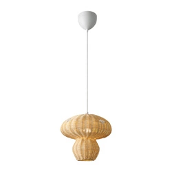 Lampa wisząca ALLIE E27 Rattan | Naturalny