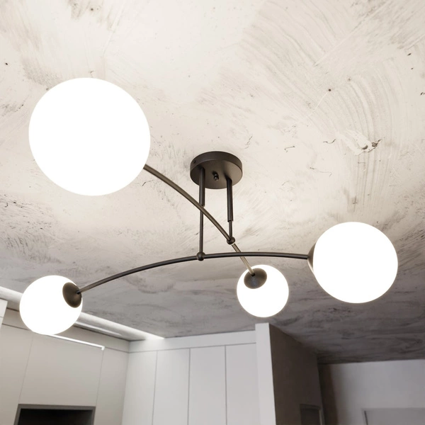 Lampa sufitowa Emibig PREGOS 4 Czarny 670/4